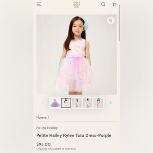 Petite Hailey girls dress size 6